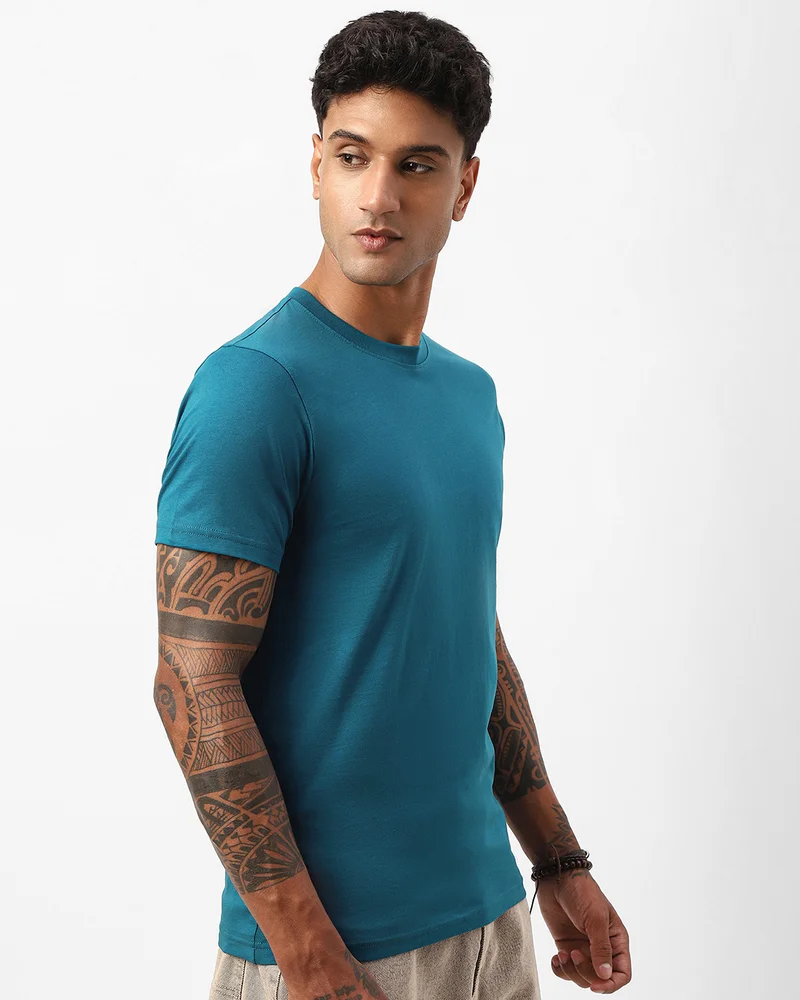 بيواكوف Men's Morrocan Blue T-shirt